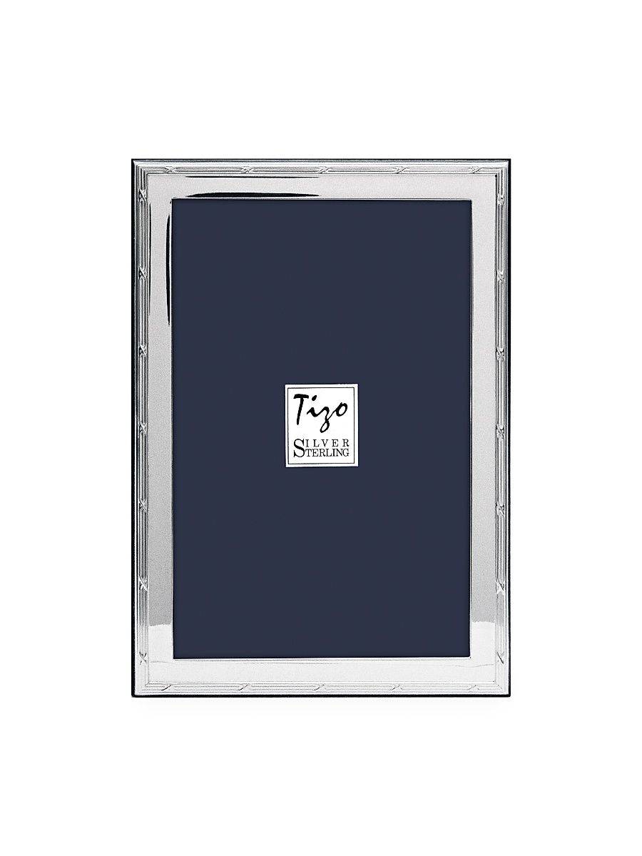 Sterling Silver Reed & Ribbon Frame - Silver - Size 8x10