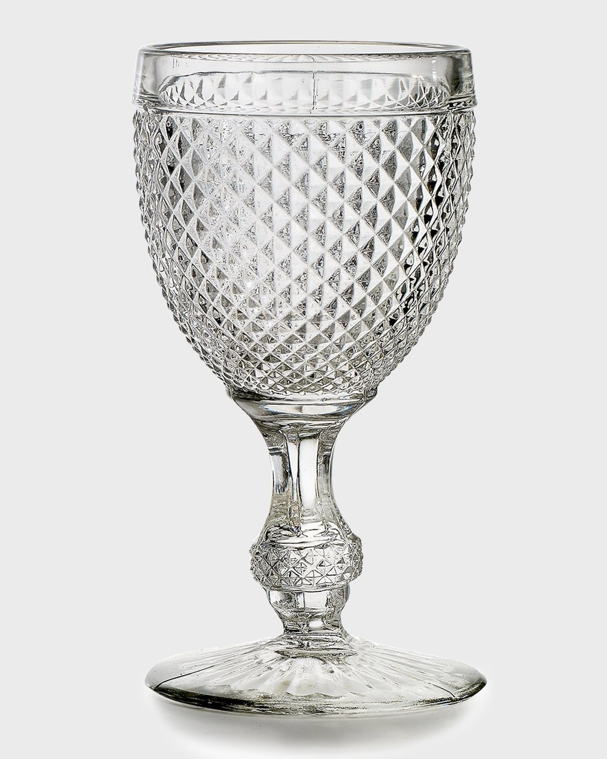 Bicos Clear Water Goblet Glass