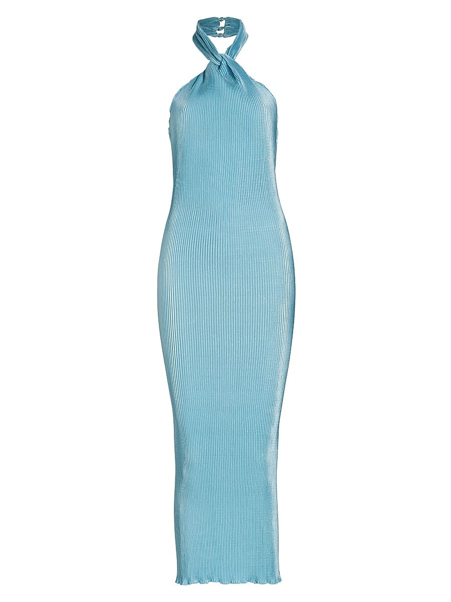 Women's Nuits D'Été Turlington Midi-Dress - Summer Blue - Size 8
