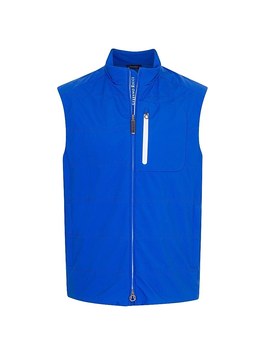 Men's Luxury Tech Gilet Vest - Mediterranean - Size 46