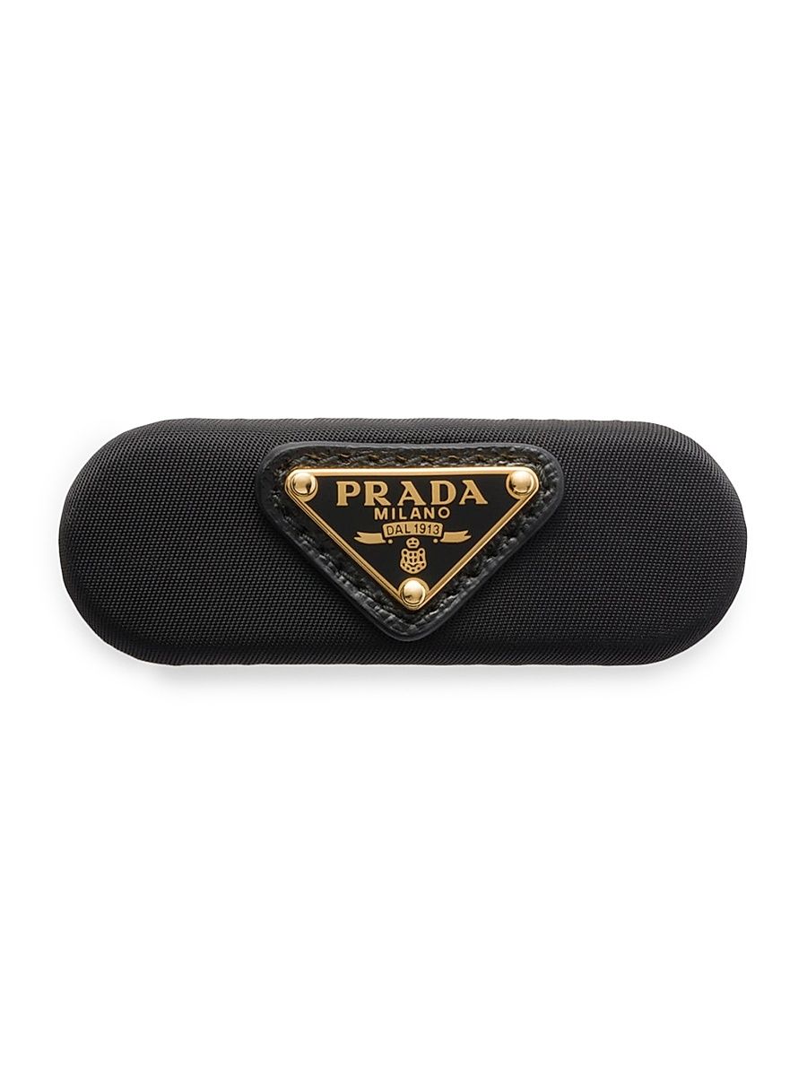 Women's Re-Nylon Hair Clip - Black Gold