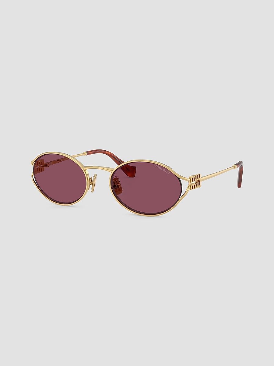 Women's 52YS Oval Sunglasses - Gold