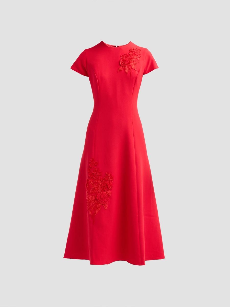 SACHIN BABI Women's Remi Midi Dress - Cardinal - Size 0