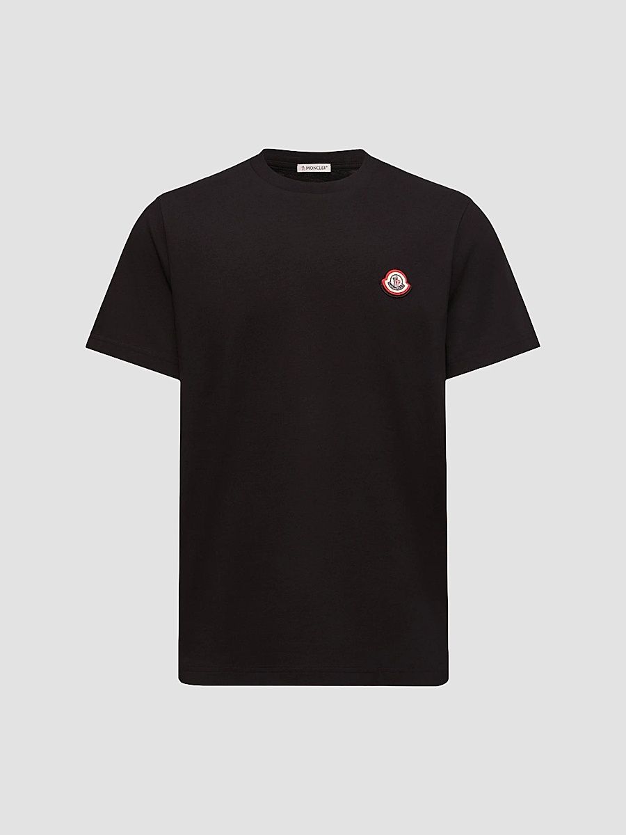 Men's Crewneck T-Shirt in Cotton - Black - Size XXXL