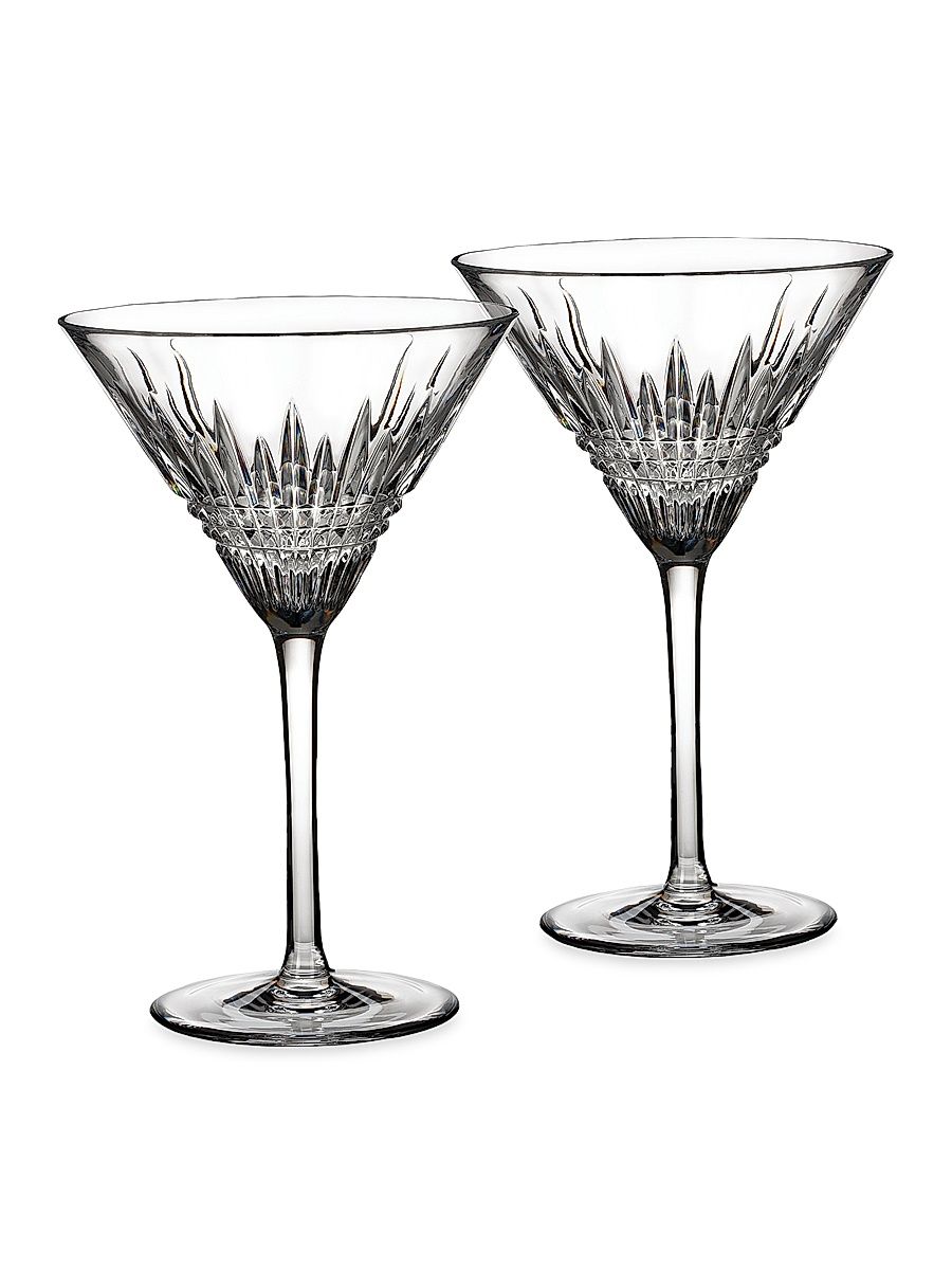 Lismore Diamond Martini Glasses