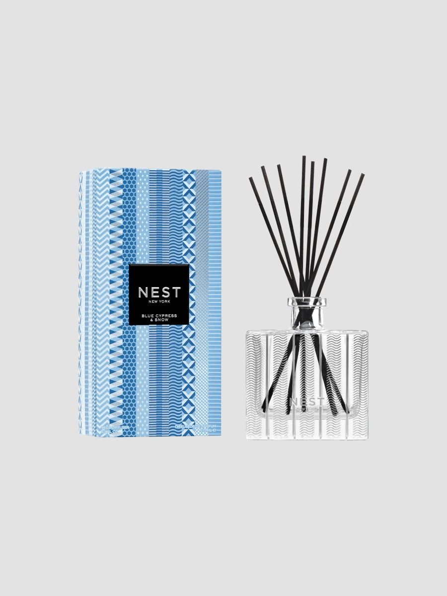 NEST New York Blue Cypress & Snow Reed Diffuser