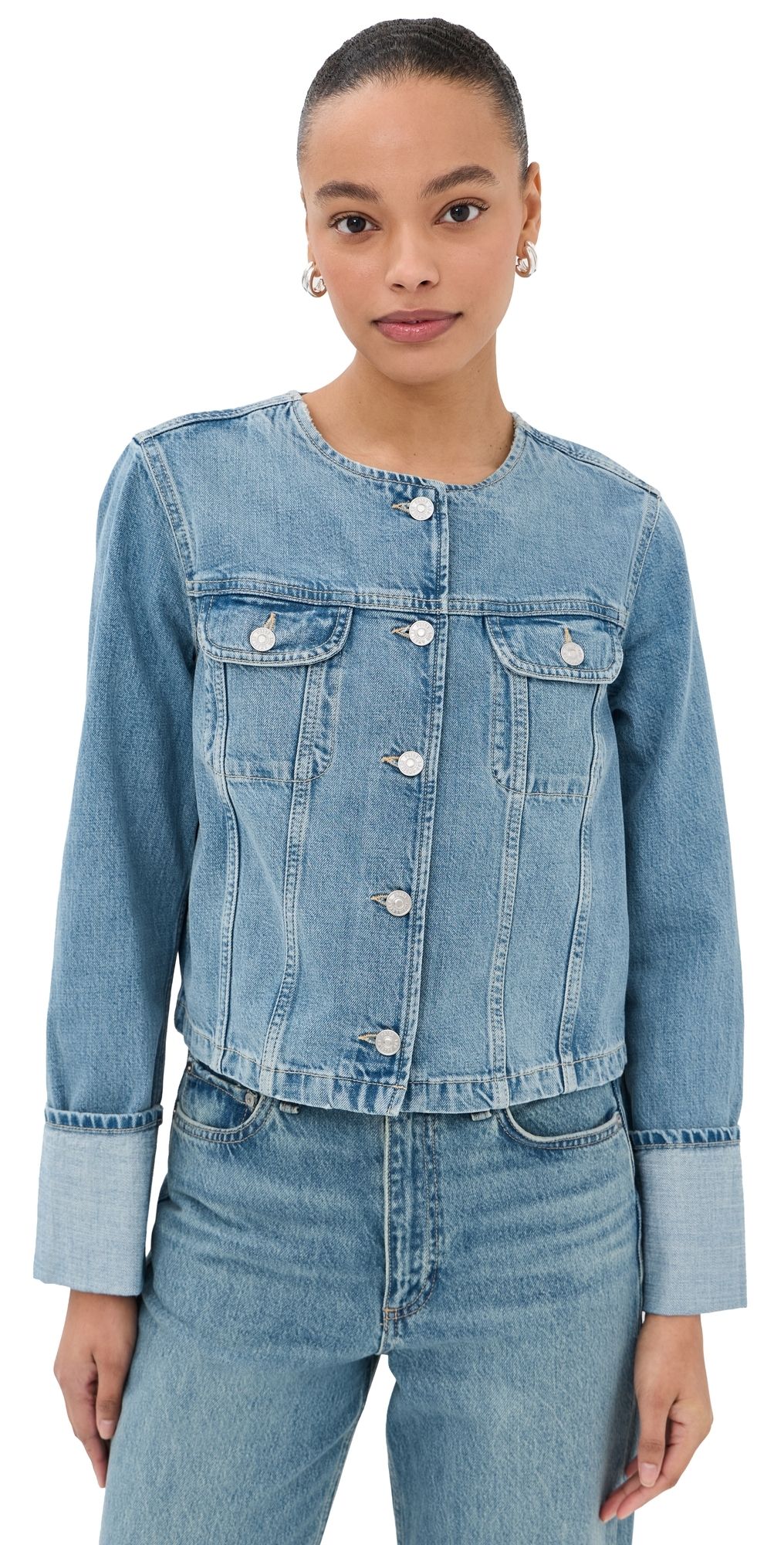 PAIGE Dean Denim Jacket Del Amo S