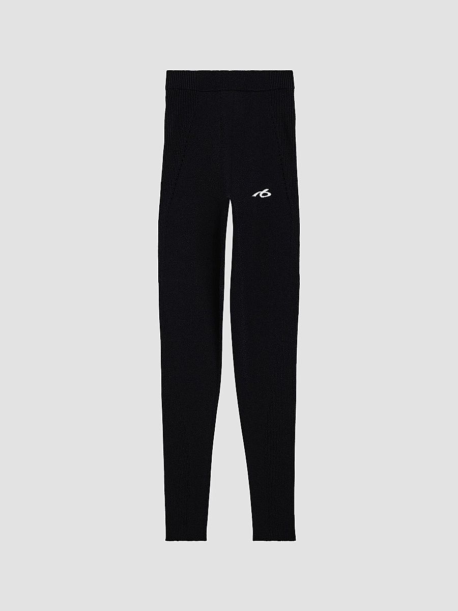 Balenciaga Women's Techwear Leggings - Black - Size Large