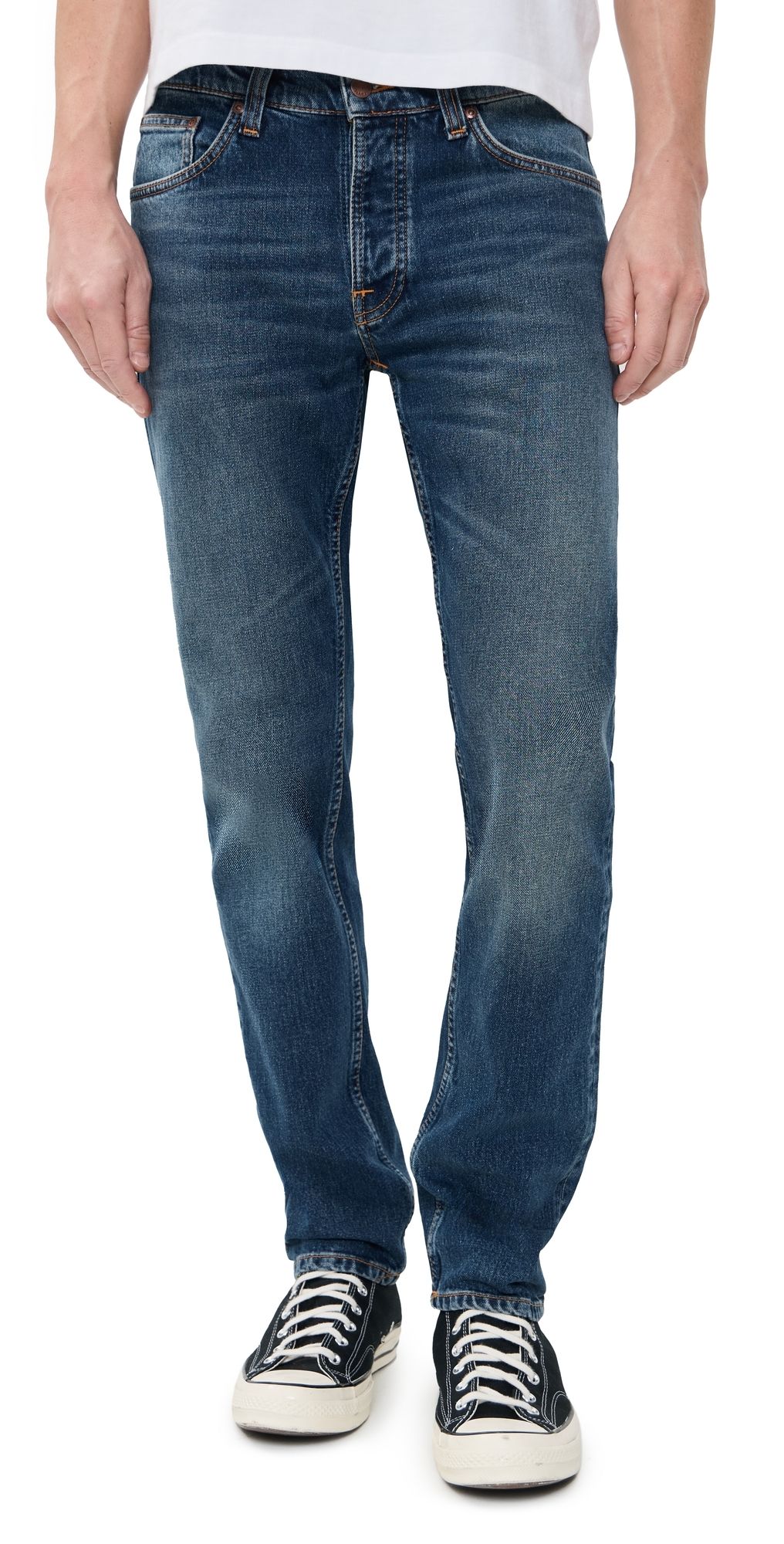 Nudie Jeans Solid Ollie Slim Jeans Wild Blue 33