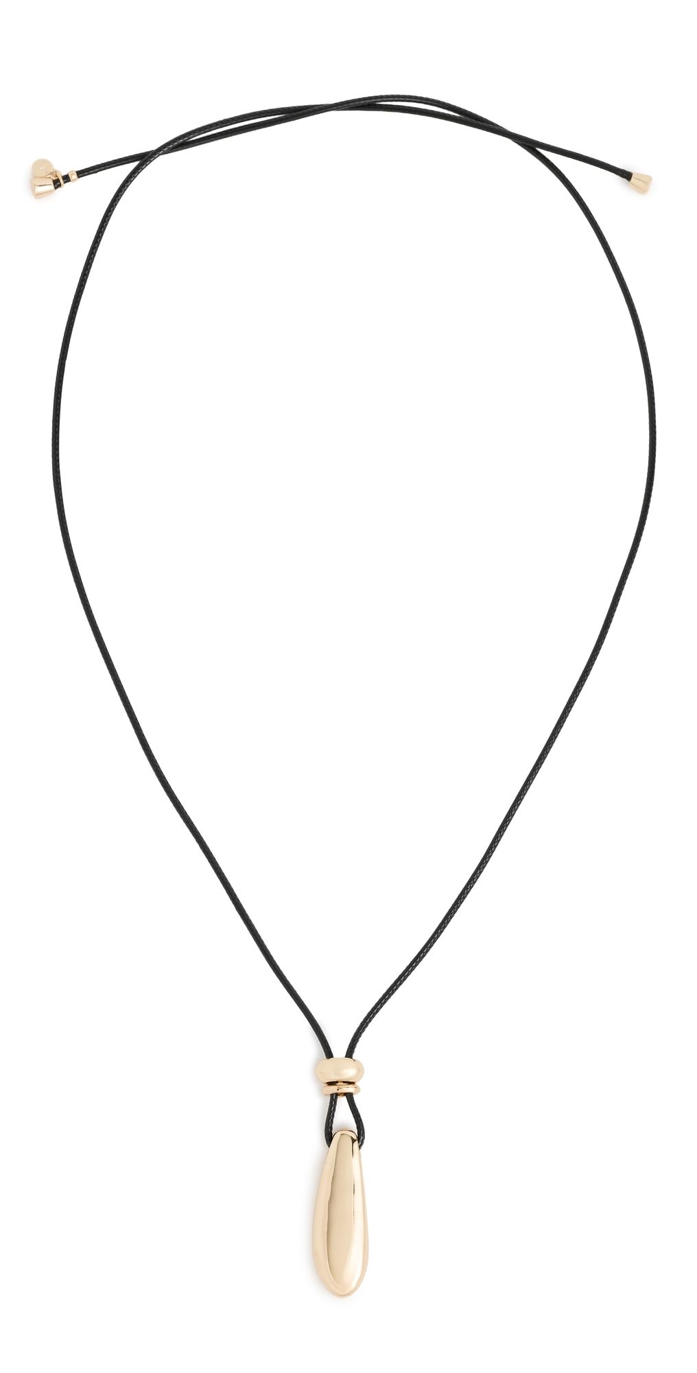 Ettika Pendant Corded Necklace Black One Size