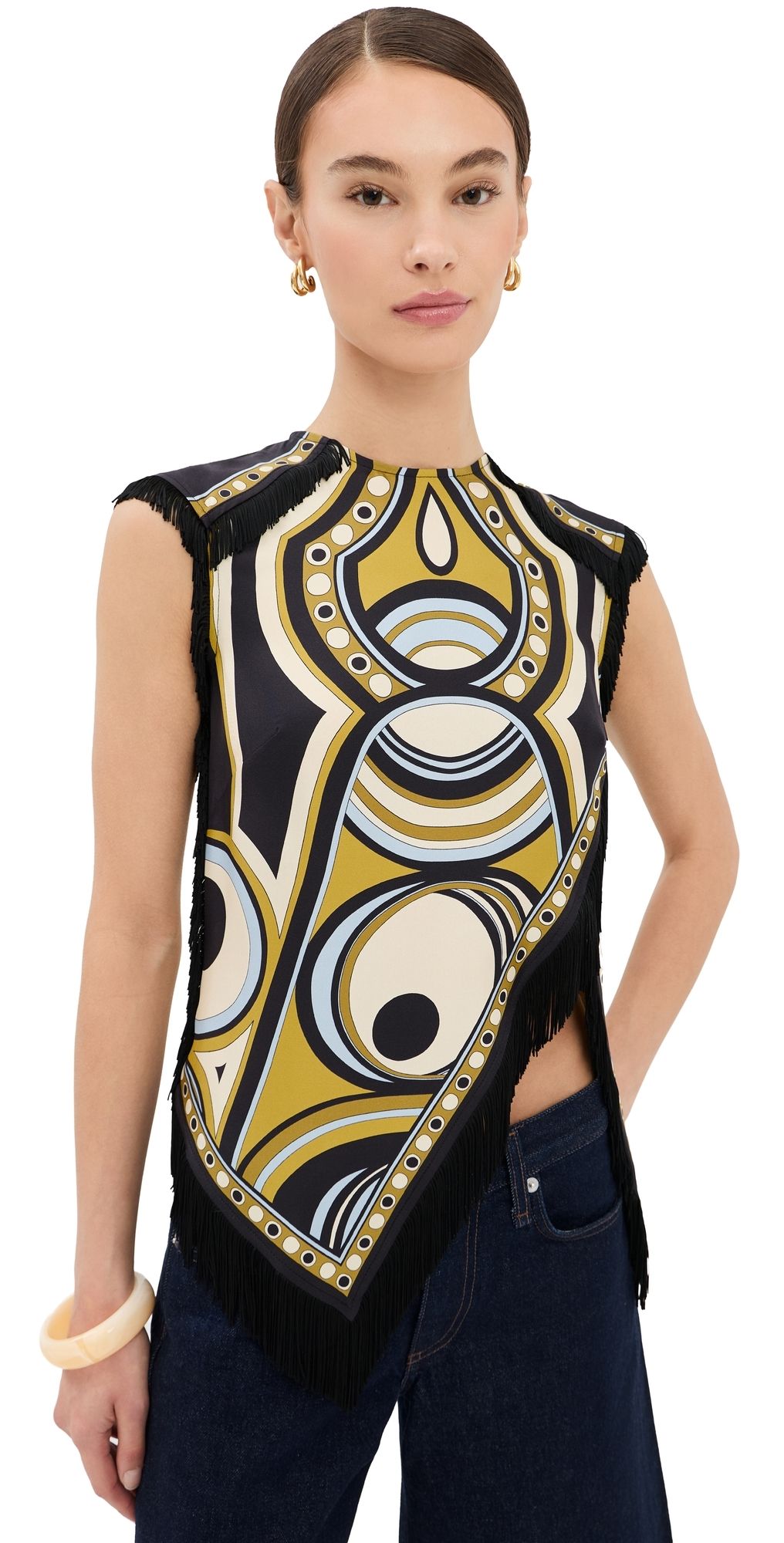 La DoubleJ Silk Scarf Top Sanctuary Placee S