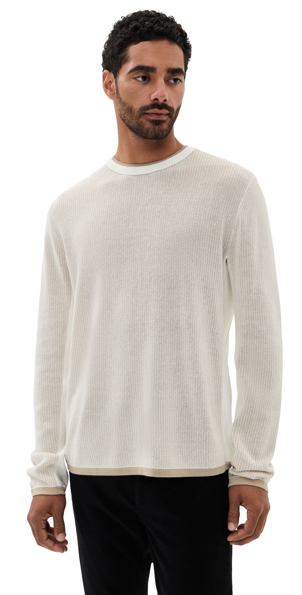 rag & bone Harvey Crew Ivory M