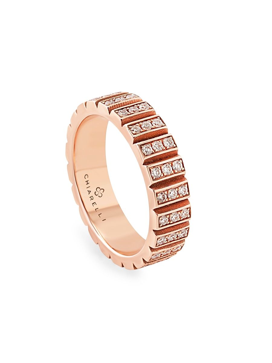 Women's Riflessi 18K Rose Gold & 0.59 TCW Diamond Ring - Rose Gold - Size 7