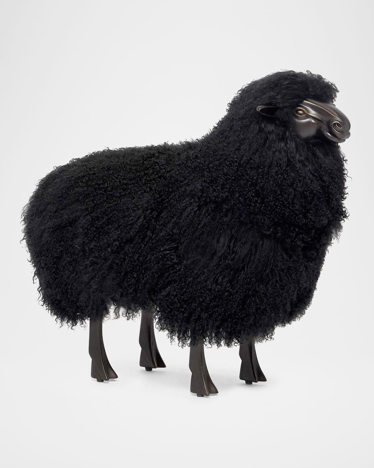 Lucie Baby Sheepskin Bench