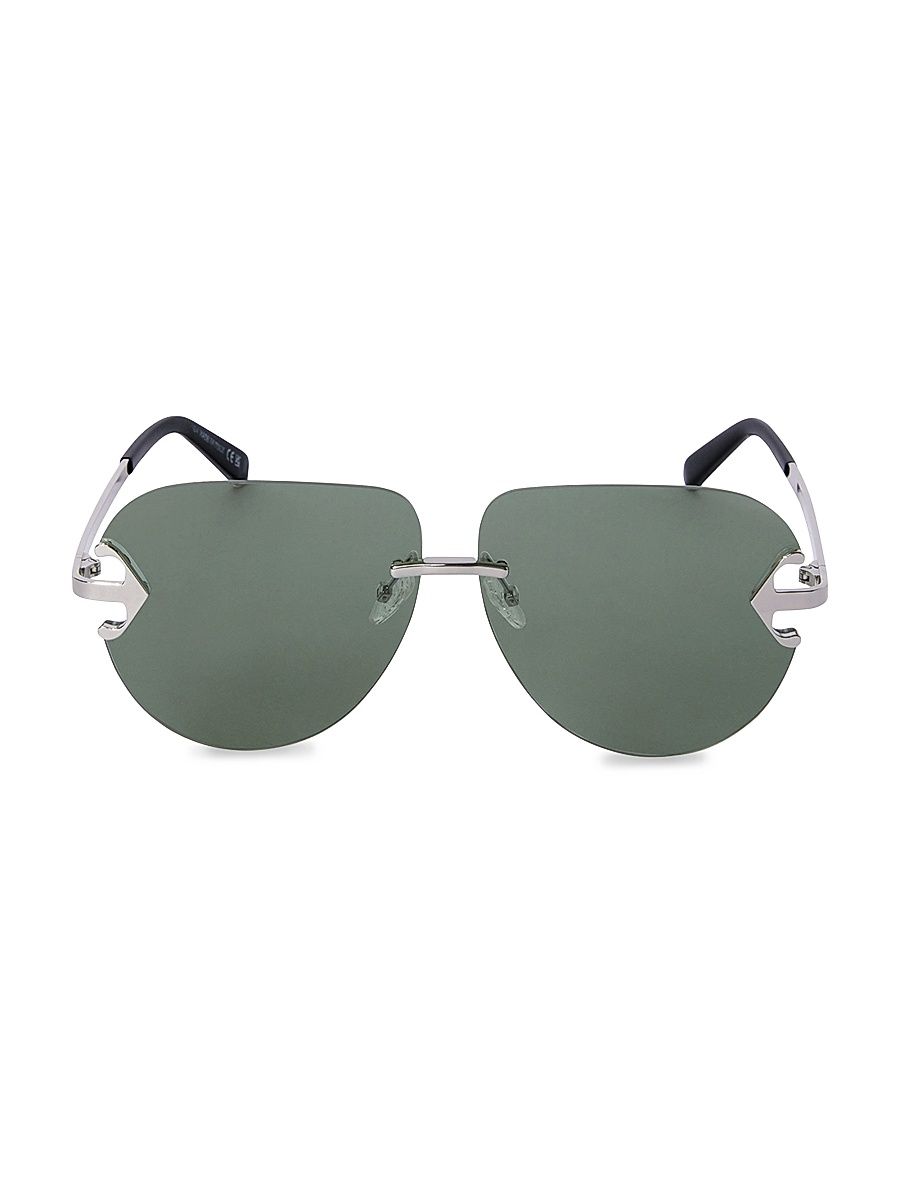 Men's Alexandria Round Sunglasses - Green