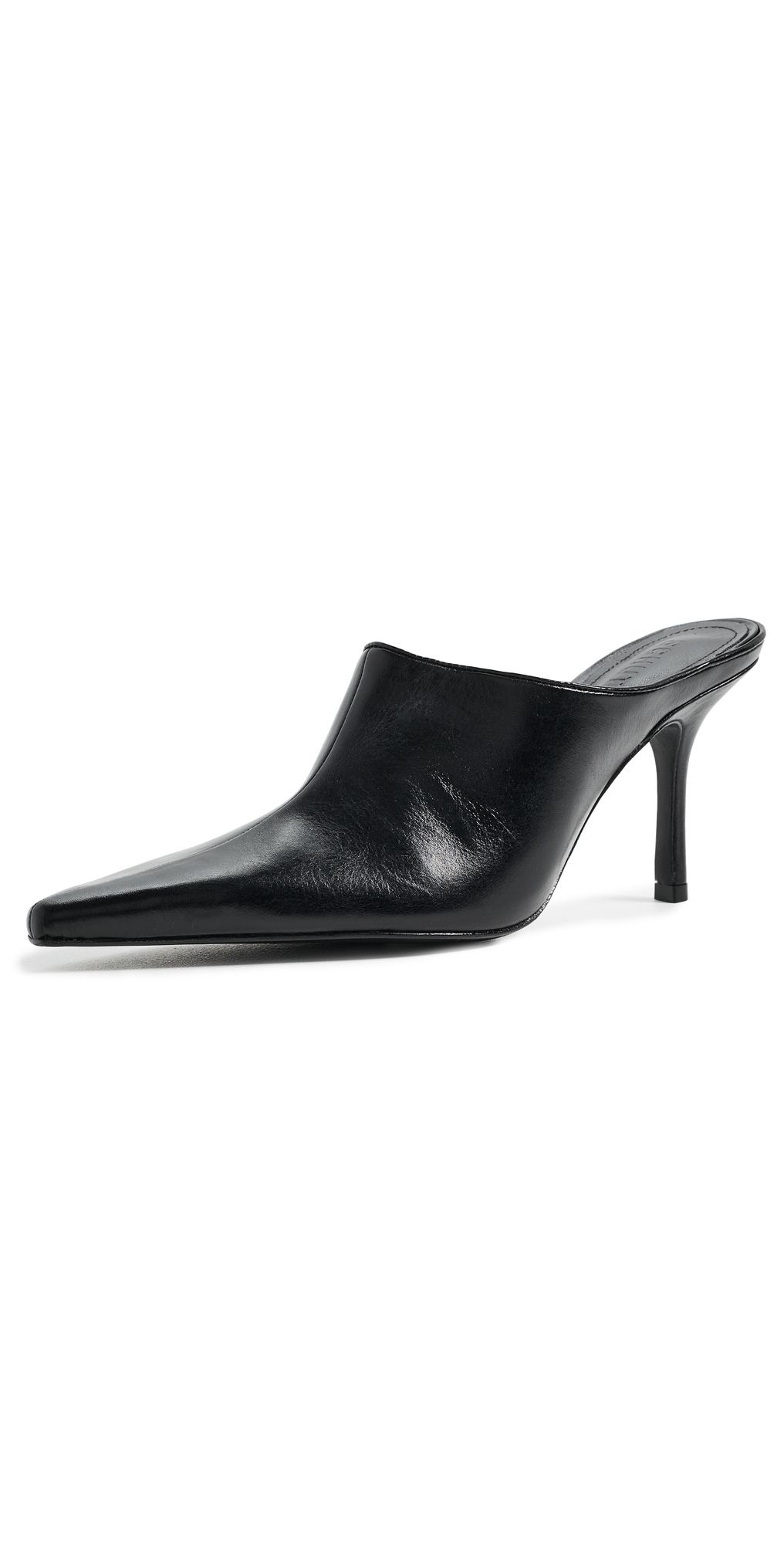 Schutz Abby Heeled Mules Black 6