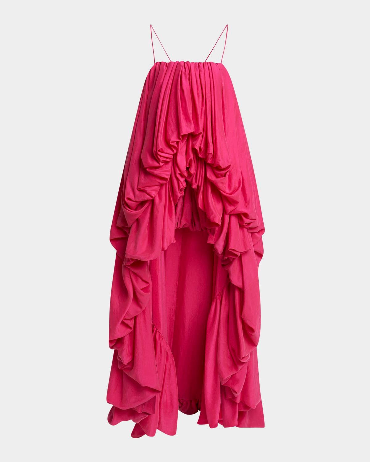 Sleeveless High-Low Balloon Jumpsuit