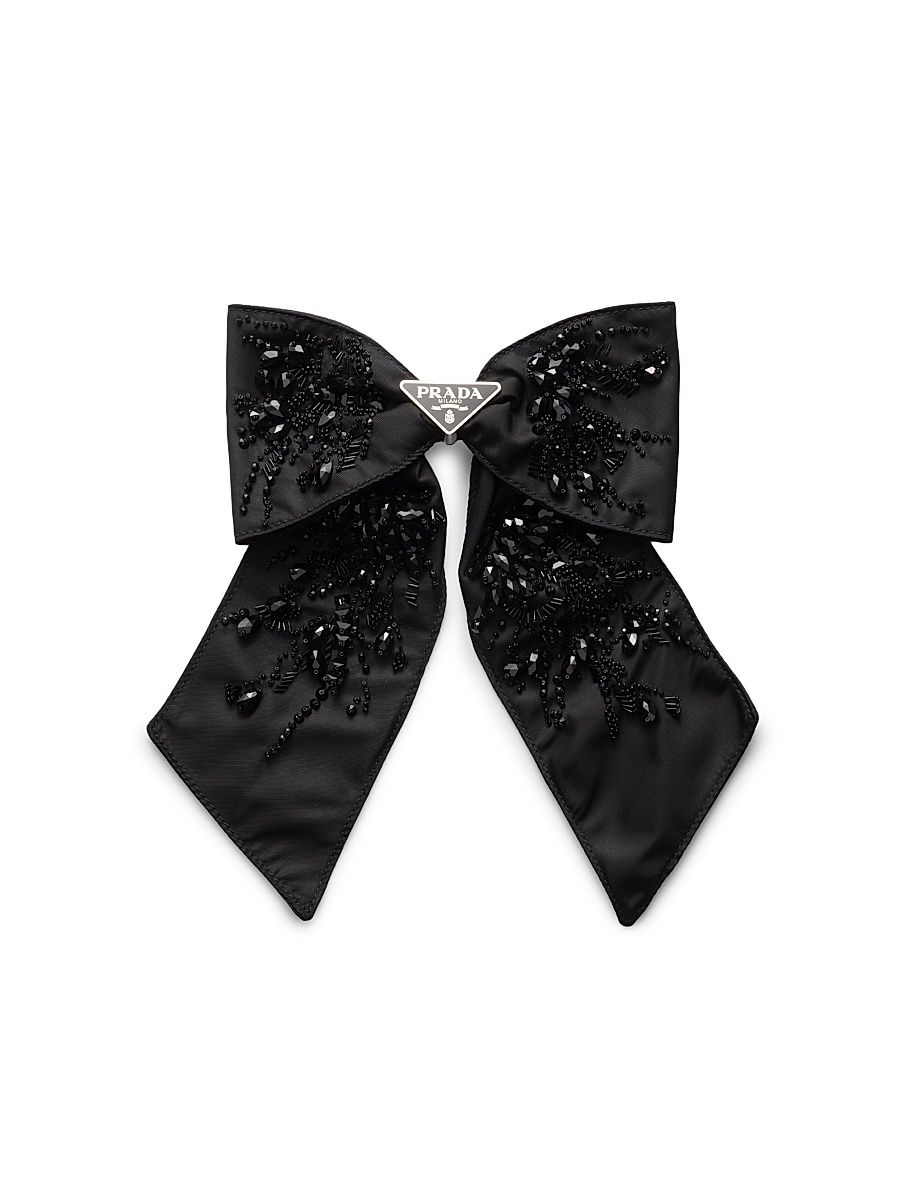 Women's Re-Nylon Hair Clip - Black