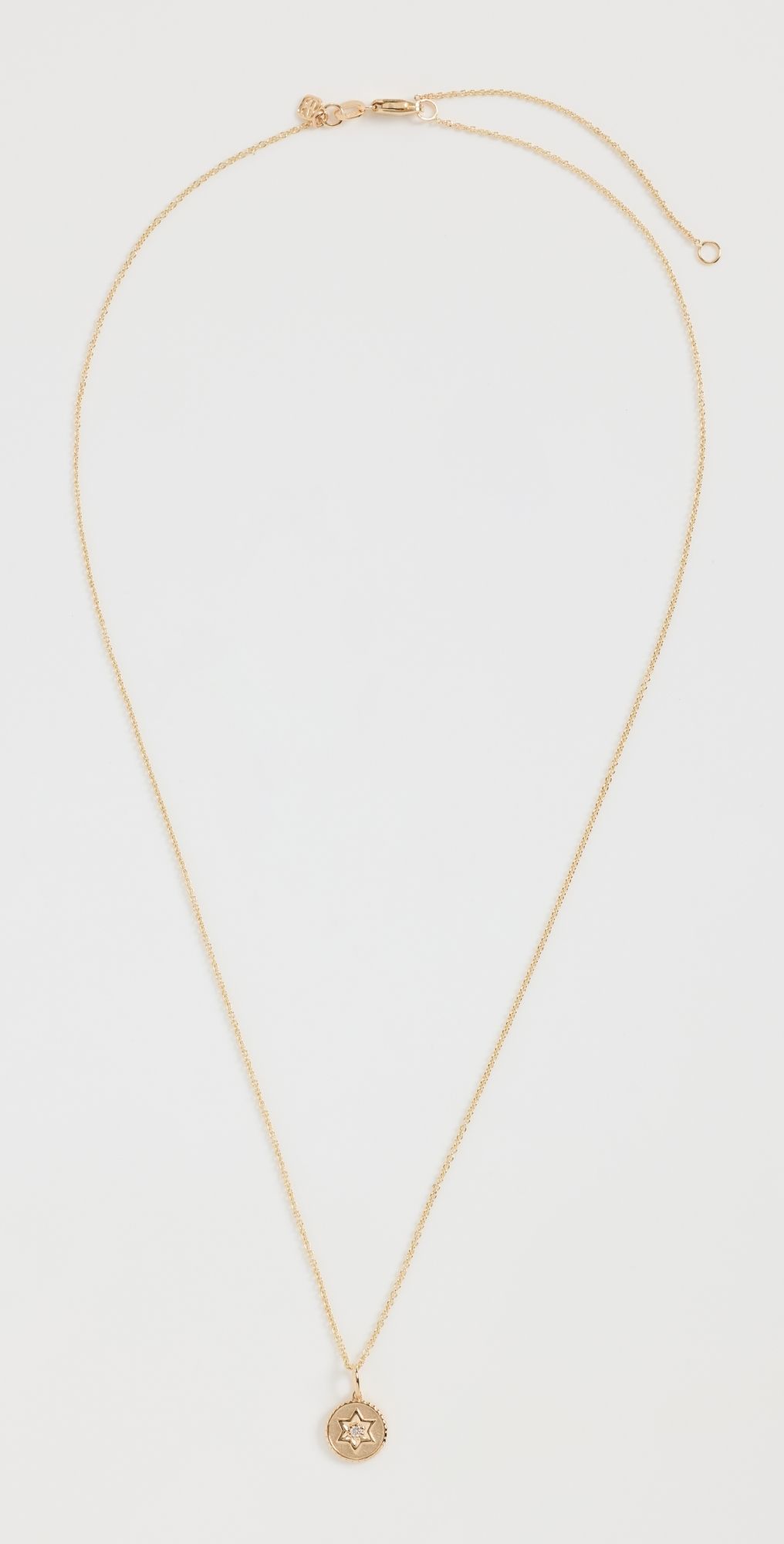 Sydney Evan 14k Baby Star of David Charm Necklace Gold One Size