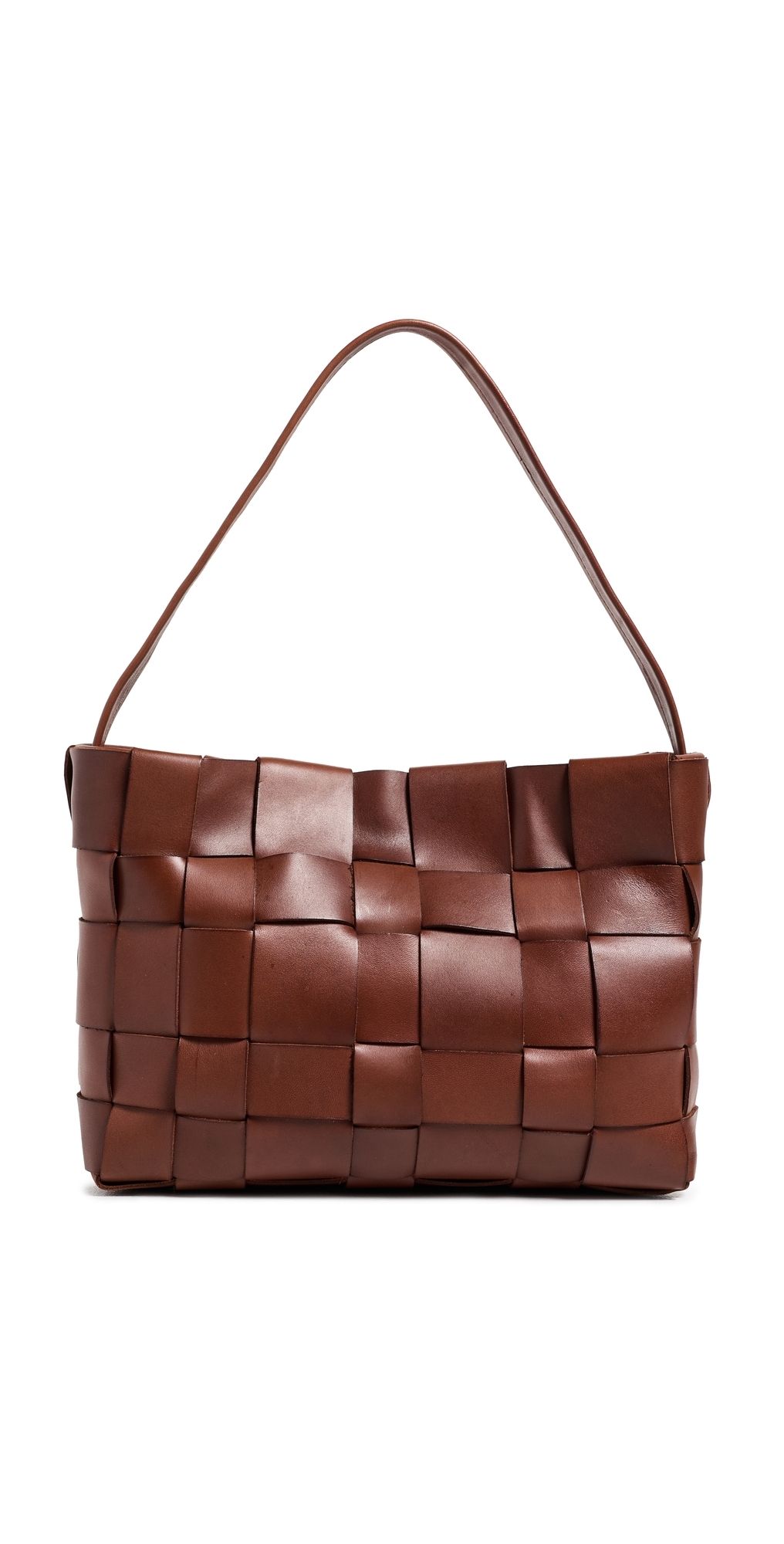 St. Agni Woven Mini Tote Chestnut One Size