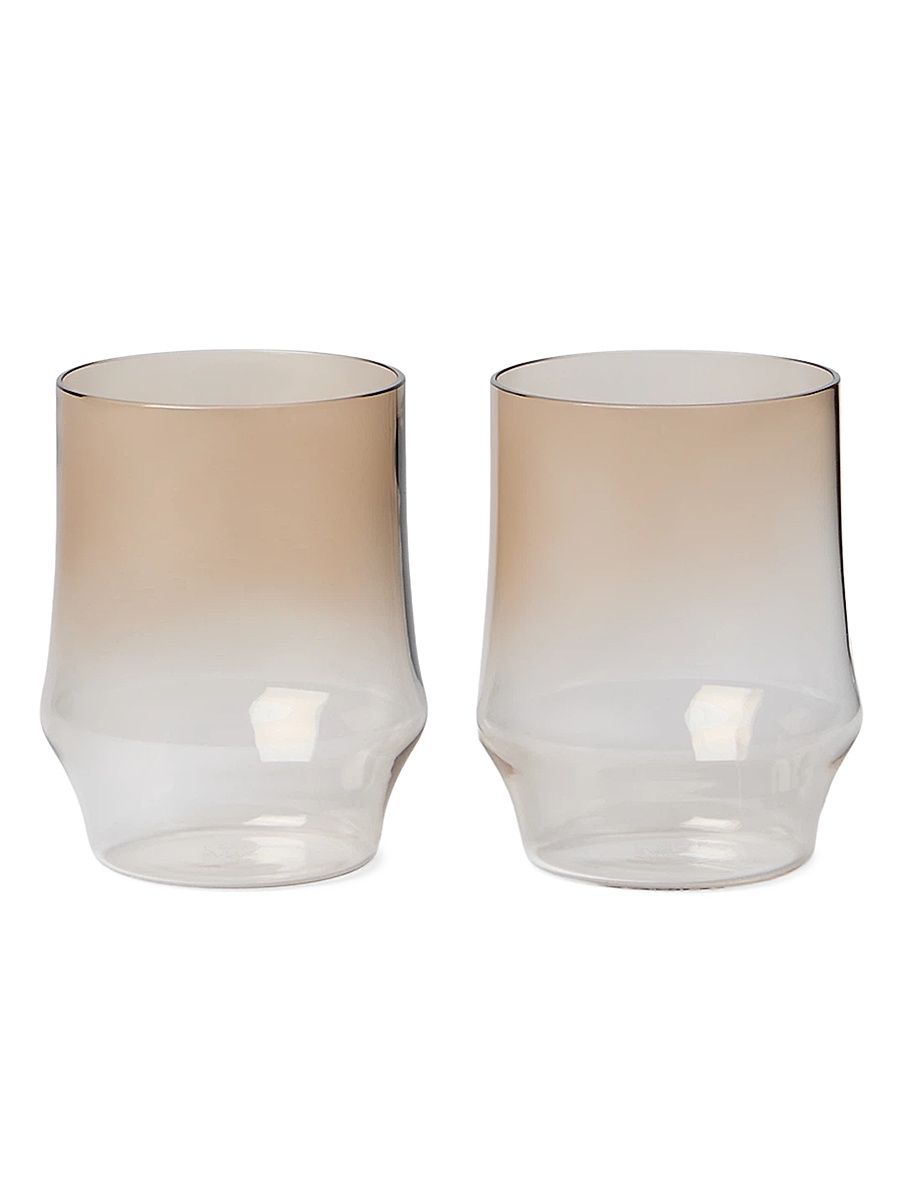 Murano Glass Tumblers - Natural