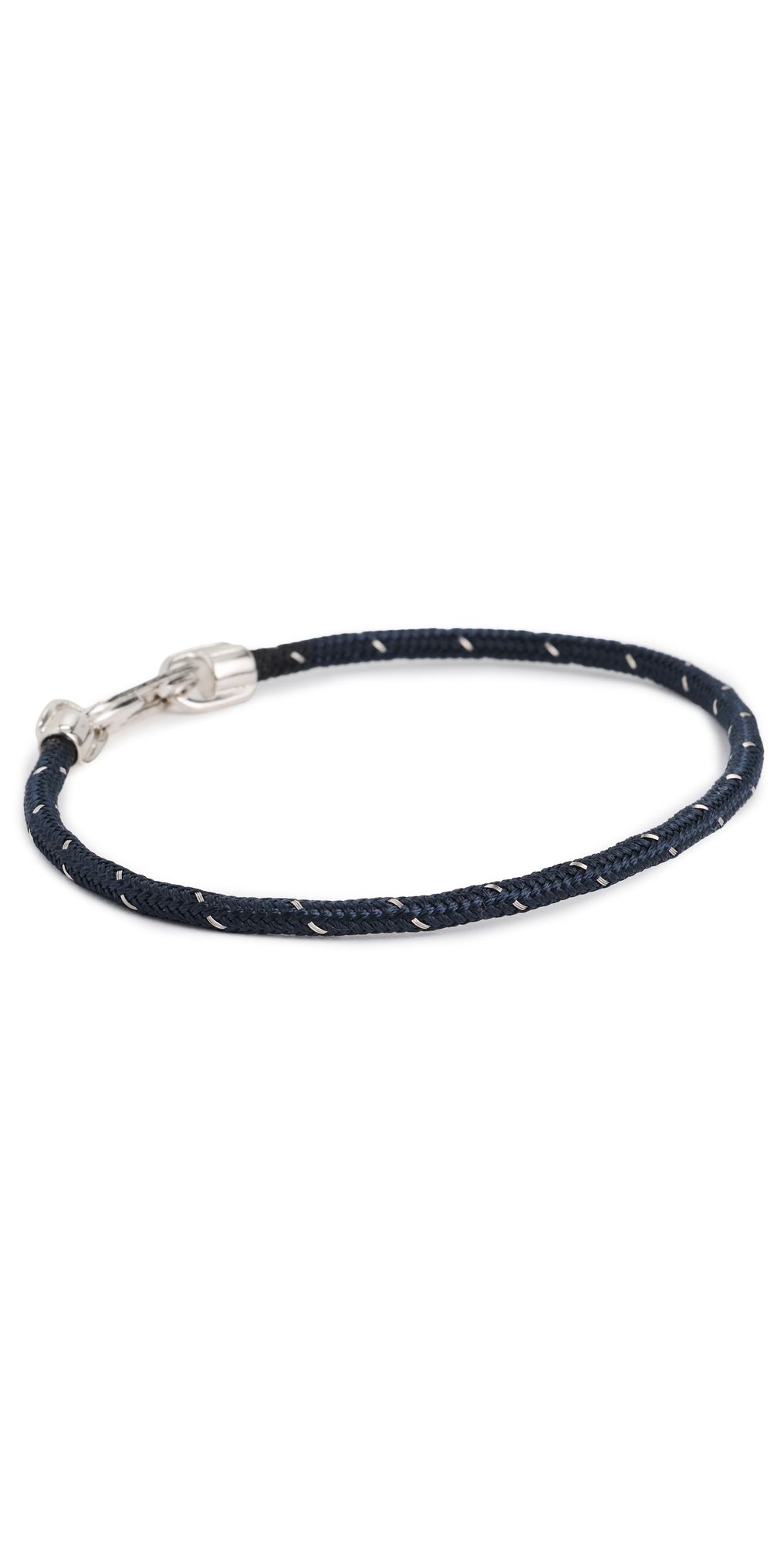 Miansai Annex Rope Bracelet Navy/Steel M