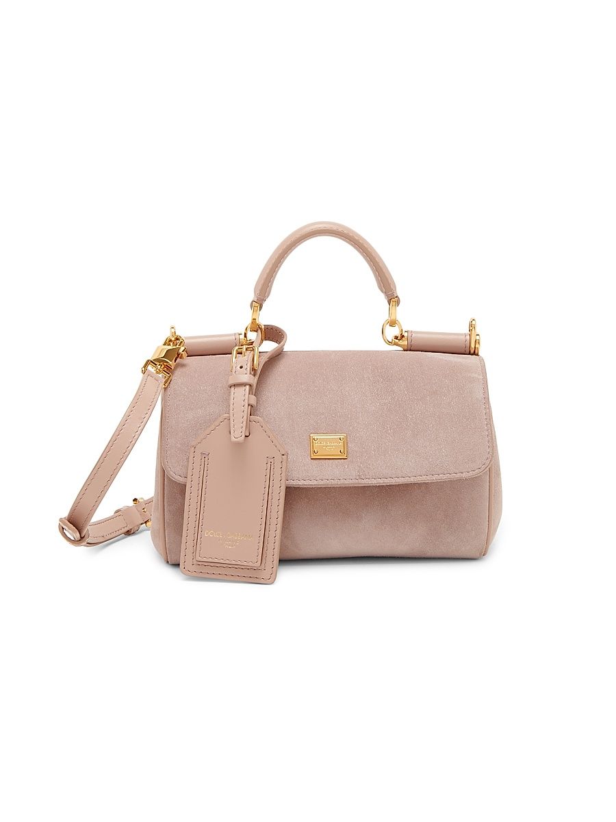 Women's My Sicily Suede Top Handle Bag - Makeup