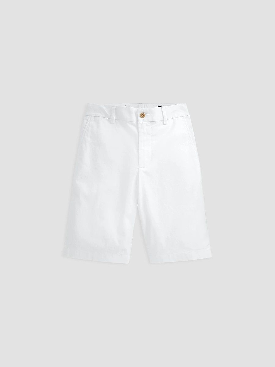 Polo Ralph Lauren Boy's Little Boy's Straight-Fit Stretch Twill Shorts - White - Size 8