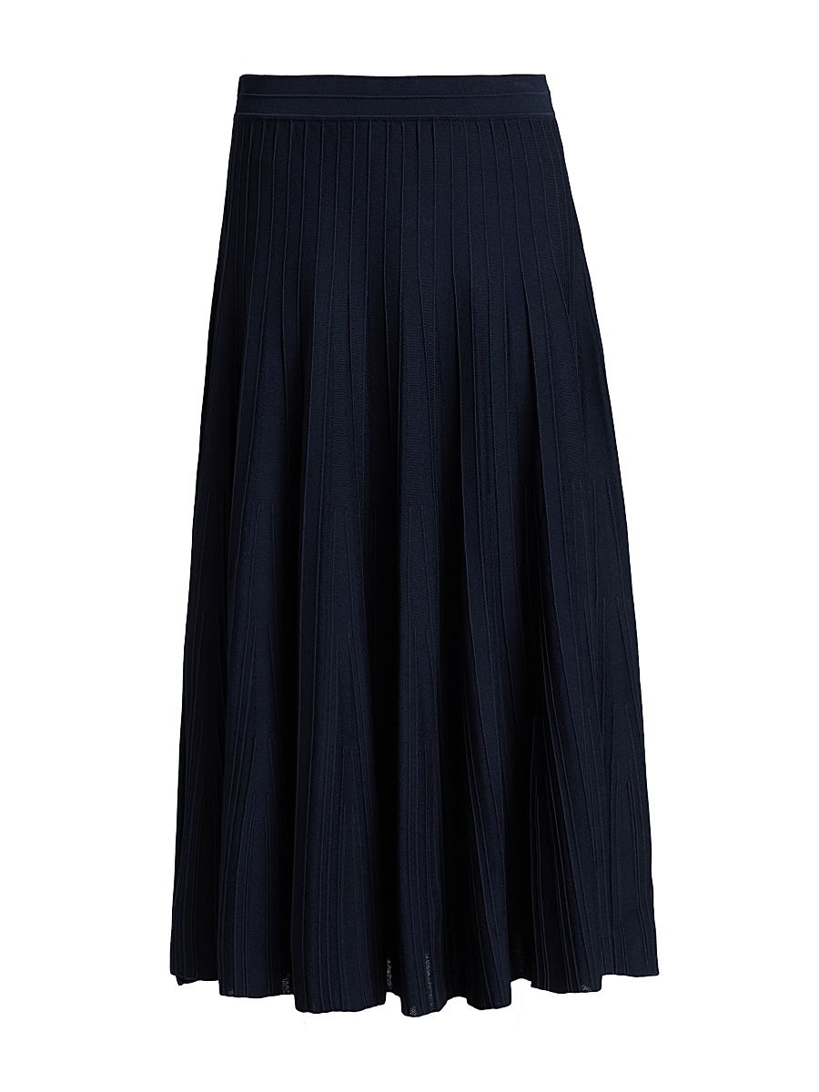 Women's Margoux Knit Midi-Skirt - Midnight - Size XS