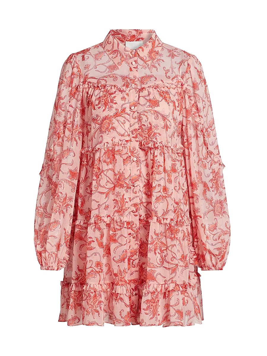 Women's Ivy Paisley Kennedy Dress - Pink Poppy Multi - Size 10