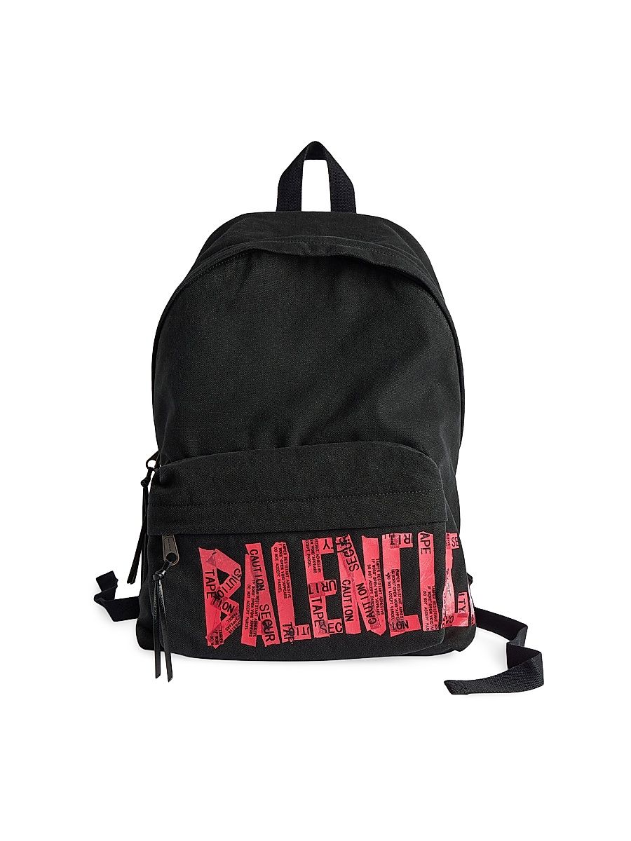 Men's Tape Type Backpack - Black Red