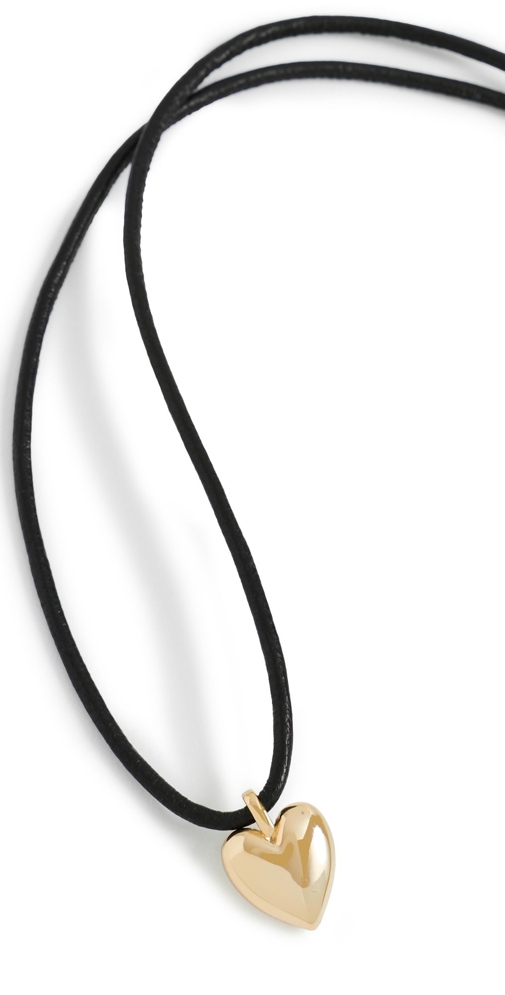 Jennifer Fisher Puffy Heart Choker Yellow Gold One Size