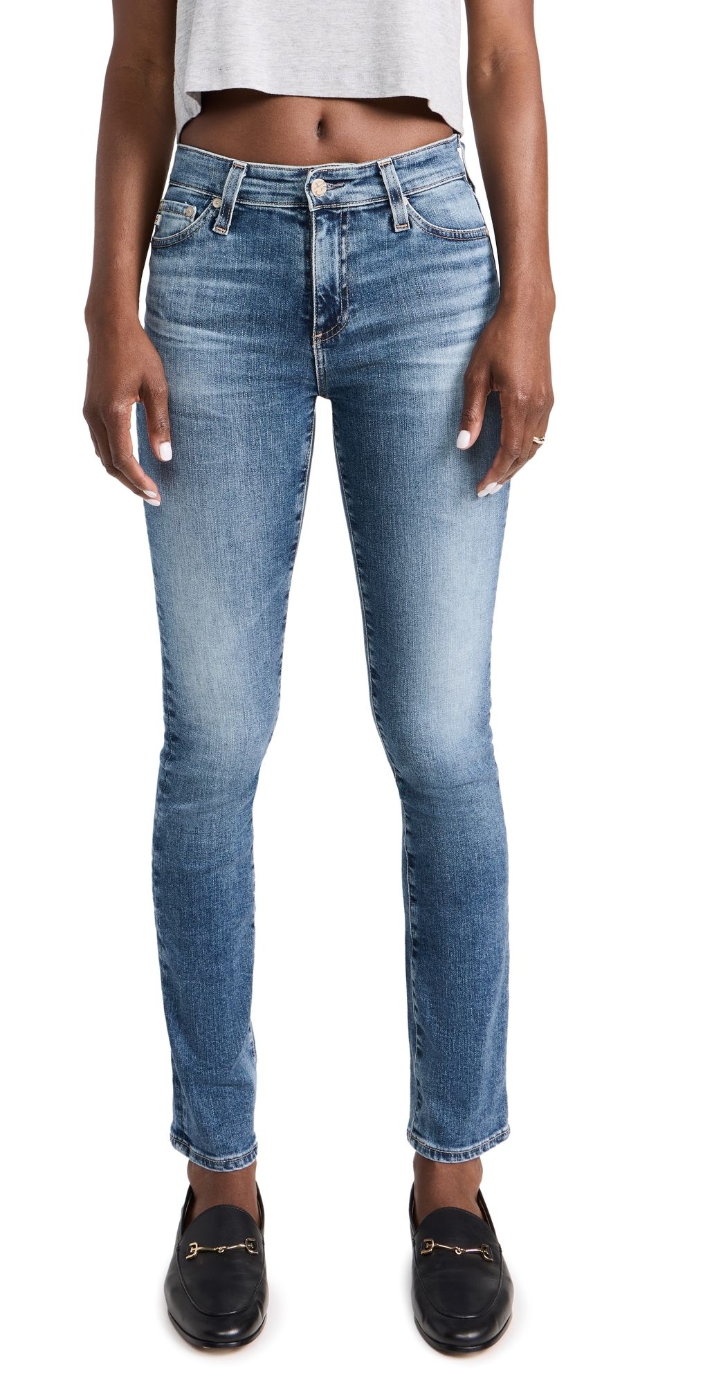 AG Mari Slim Straight Jeans 15 Years Shoreline 32