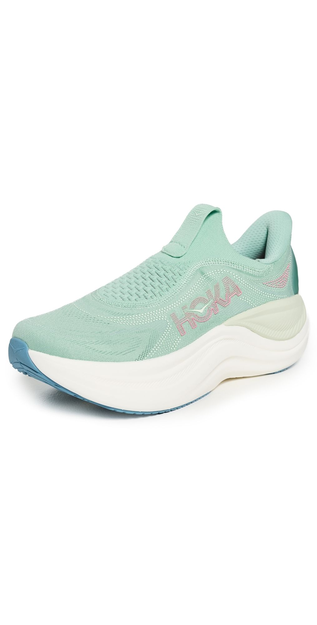 HOKA Skyward Laceless Sneakers Jadeite/Sea Glass 10
