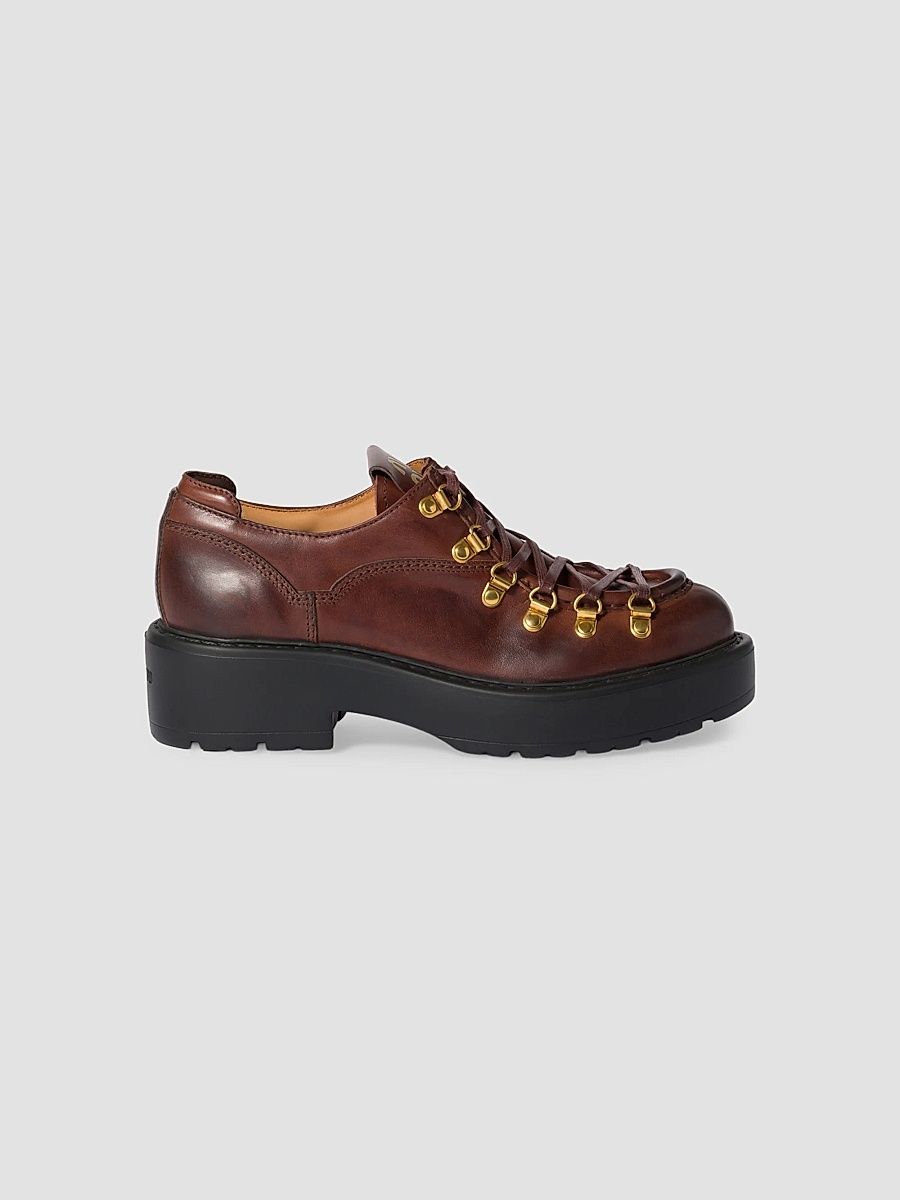 Women's Leather Boots - Brown - Size 11