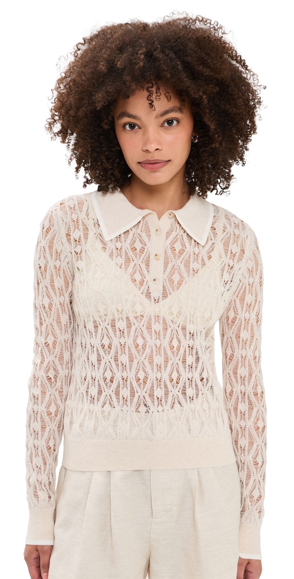 Las Sureñas Caramel Knitted Sweater Caramel M