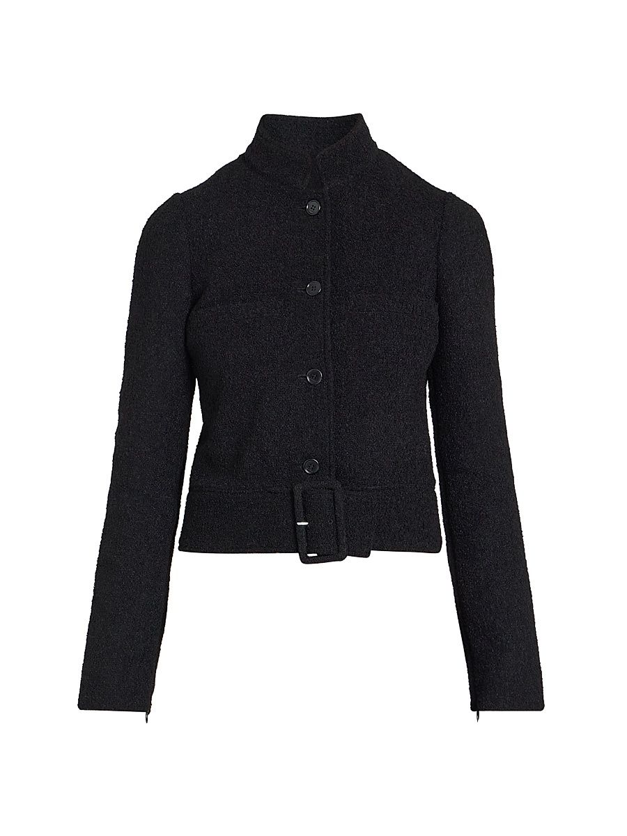 Women's Buckle Heritage Tweed Jacket - Black - Size 10