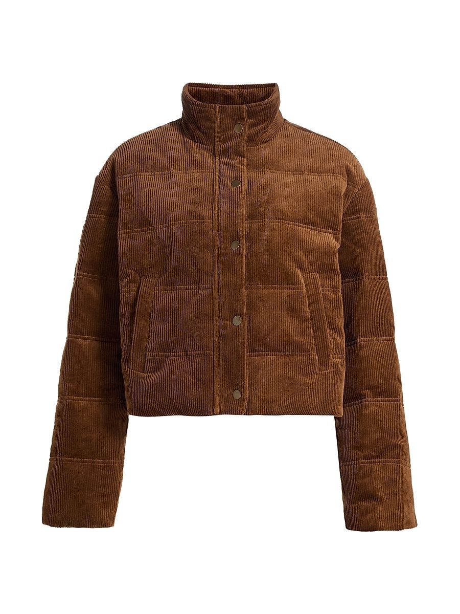 Women's Astor Corduroy Puffer Jacket - Coganc - Size XL