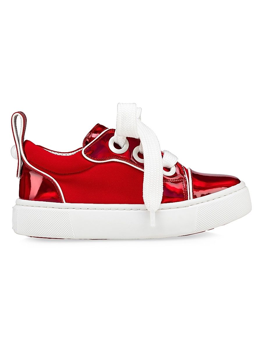 Christian Louboutin Girl's Little Girl's & Girl's Toy Toy Sneakers - Red - Size 12 (Child)