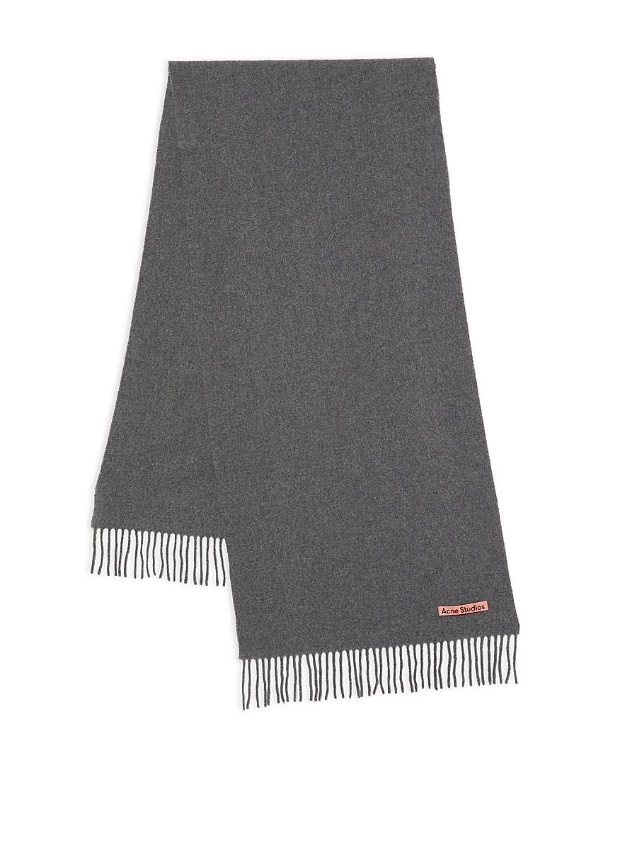 Men's Canada Wool Scarf - Grey Melange