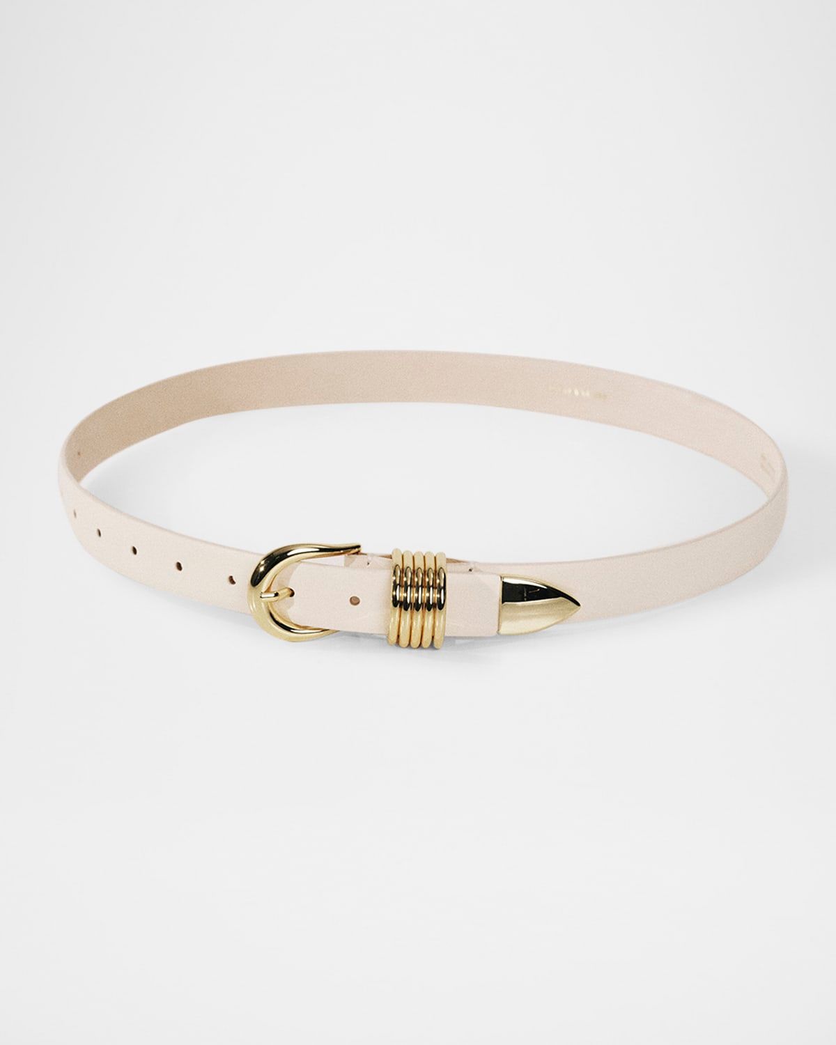 Hollyhock Triple Wrap Calf Leather Medium Belt