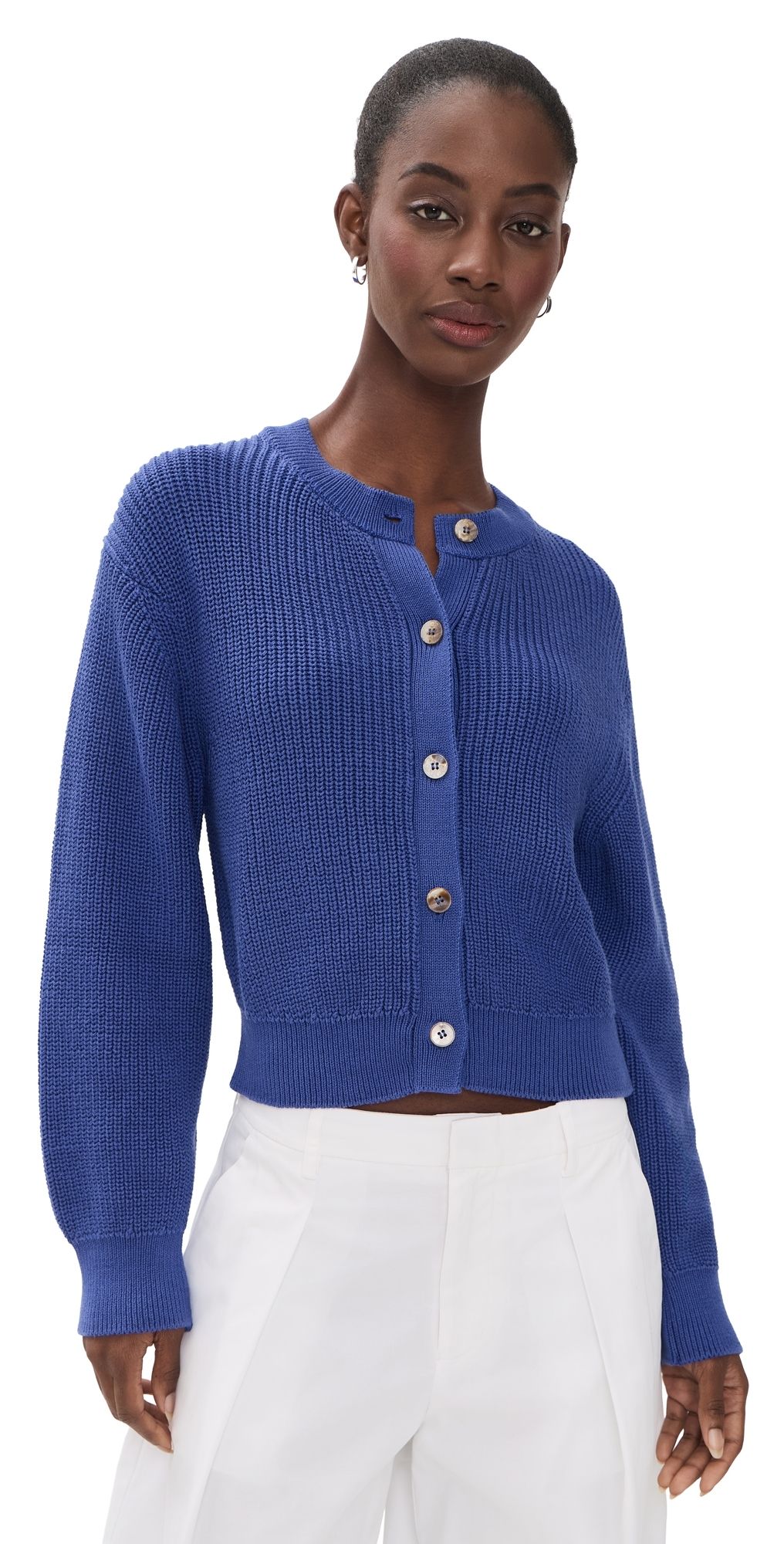Free People Vienna Cardigan Blue Beam S