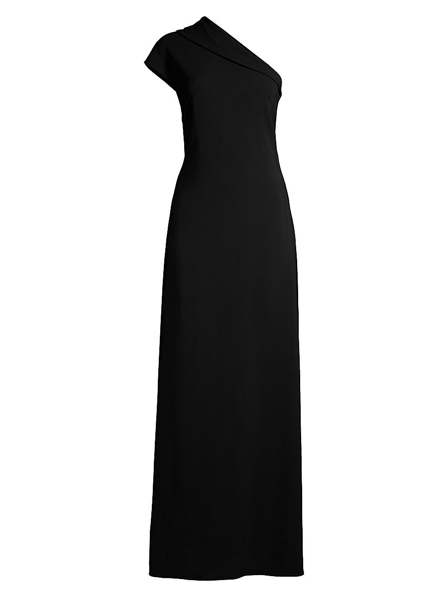 Women's Incarnation One-Shoulder Gown - Black - Size 2