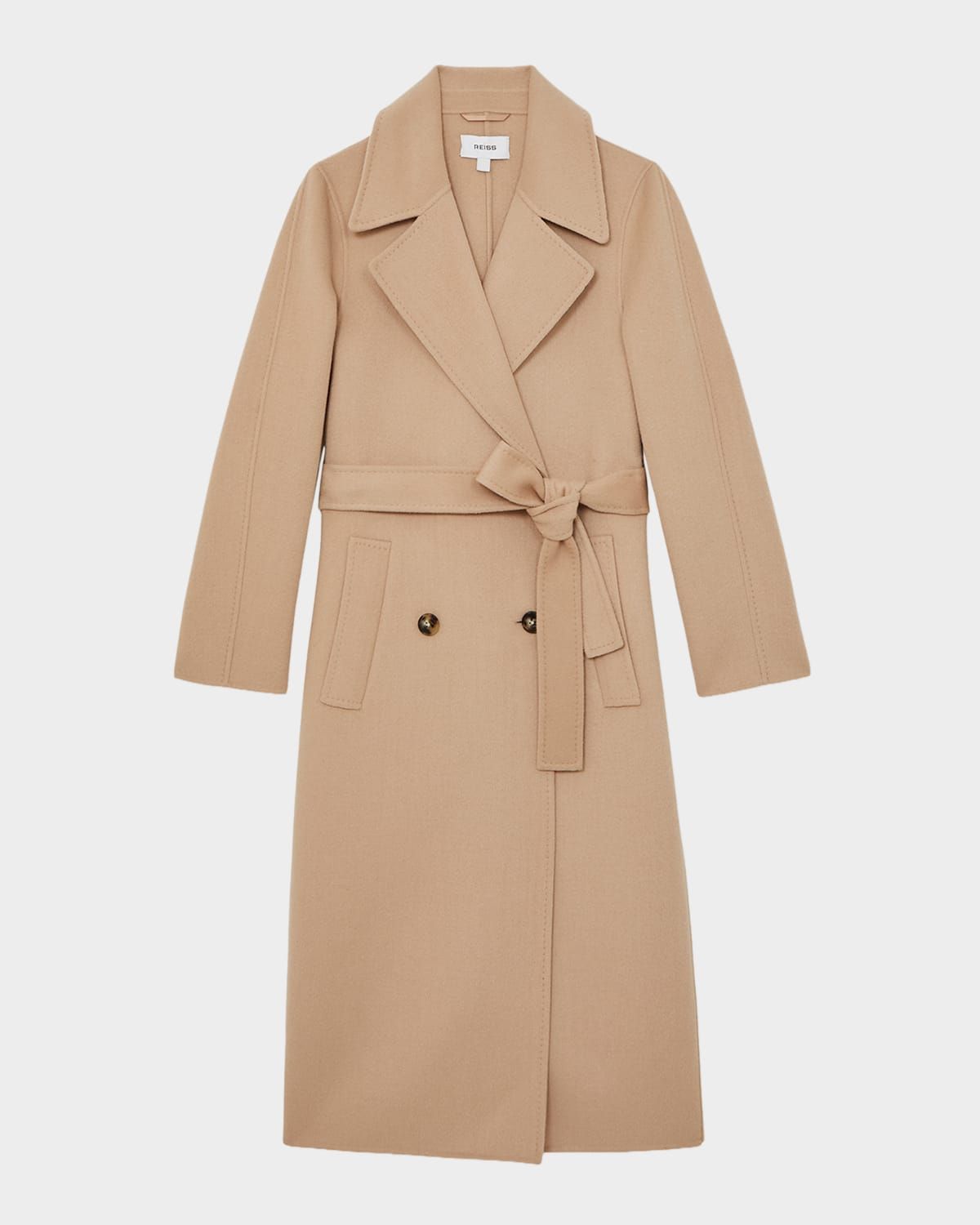 Rene Double-Breasted Wool-Blend Coat