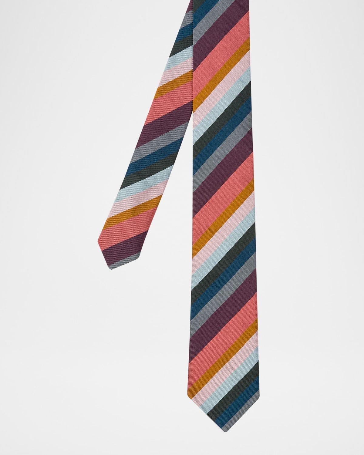 Men & apos;s Artist Stripe Silk Tie