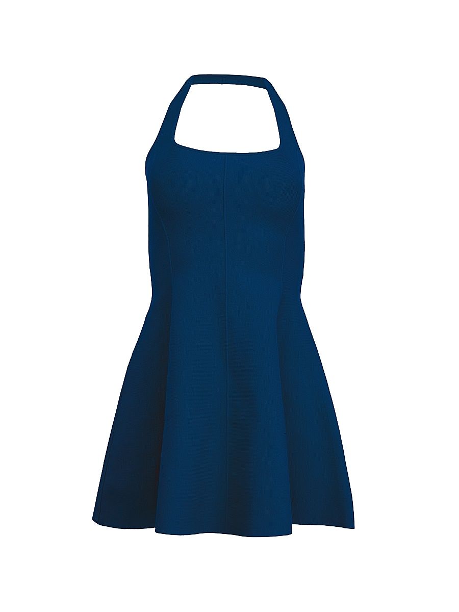 Women's Sofia Fit & Flare Minidress - Midnight Navy - Size Large