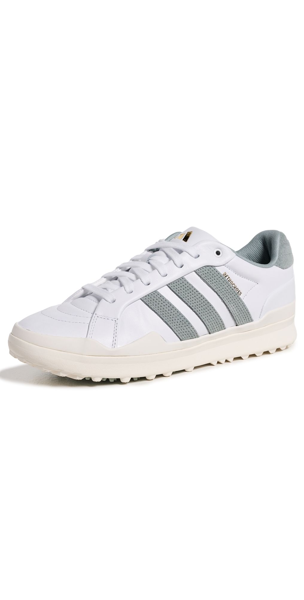 Adidas Golf Retrocross Gripmore Golf Shoes White/Wonder Sage/Off White 8