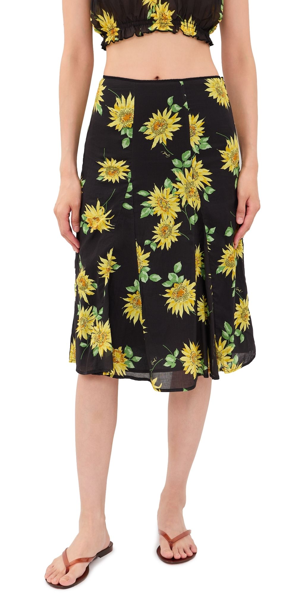 Lisa Says Gah Amora Skirt Golden Flower XL