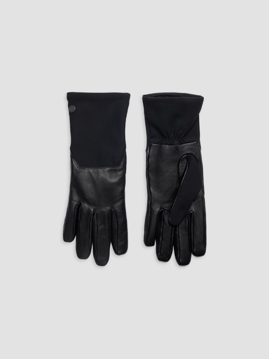 Canada Goose Women's Leather Touchscreen Gloves - Black - Size XS