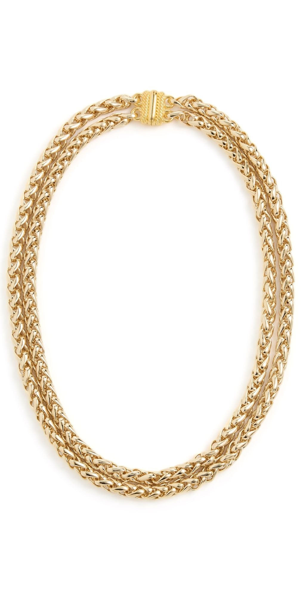 SHASHI Double Olympia Necklace Gold One Size
